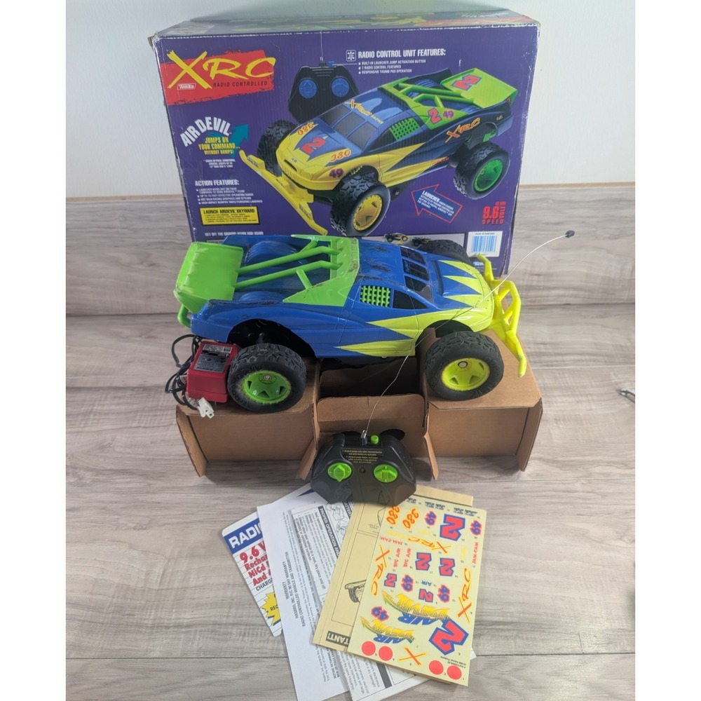 Tonka XRC Air Devil RC Car Blue Vintage FOR PARTS OR NOT WORKING
